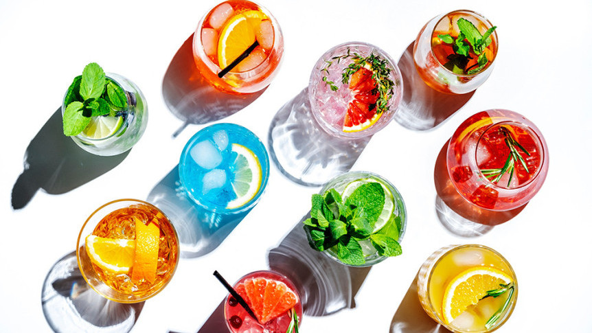 Thumbnail of Popular Party Beverages - Beware Juices, Alcohol and Drinks with High-sugar and High-calorie Content