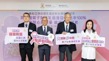 Thumbnail of HKSH’s First-in-Asia Comparative Study on Radiotherapy for Breast Cancer Reveals Hypofractionated Proton Therapy Prevents Breast Cancer Recurrence with 100% Survival Rate Minimises Cardiopulmonary Concerns and Maintains Quality of Life